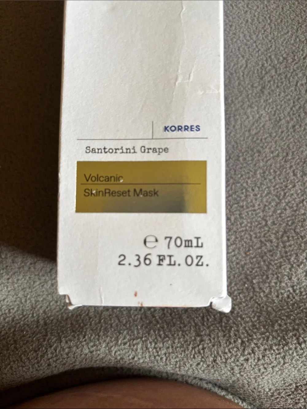 Korres Santorini Grape Volcanic Skin Reset Mask — Green